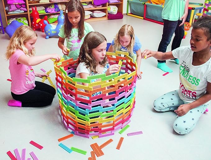 Tegu 340 Piece Perfect Blocks Building Set, Multicolor